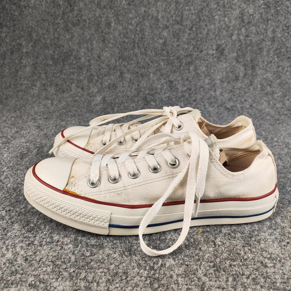 Converse Chuck Taylor All Star Shoes Mens Size 5.5 White Canvas Low Top Sneakers